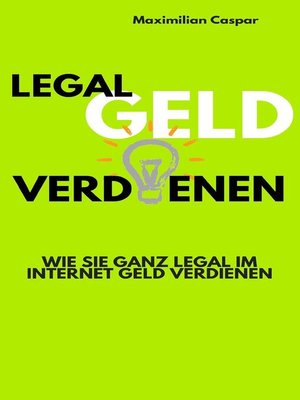 cover image of Legal Geld verdienen